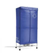 Tragbarer elektrischer Wäschetrockner mit 2 Höhen Dupledry Blue InnovaGoods 1200 W