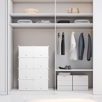 Portable Modular Shoe Cabinet InnovaGoods White