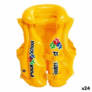 Aufblasbare Weste für den Swimmingpool Intex 50 x 47 x 40 cm (24 Stück)