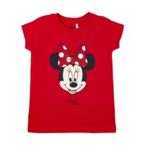 Kurzarm-T-Shirt für Kinder Minnie Mouse Rot