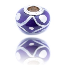 Perle de verre Femme Viceroy VMM0280-17 Violet 1 cm