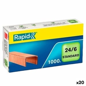 Staples Rapid Standard 24/6 6 mm (20 Units)