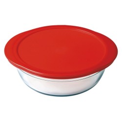 Lunch box Ô Cuisine Red Borosilicate Glass