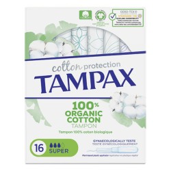 Tampons Super ORGANIC Tampax Tampax Organic Super (16 uds) 16 Stück