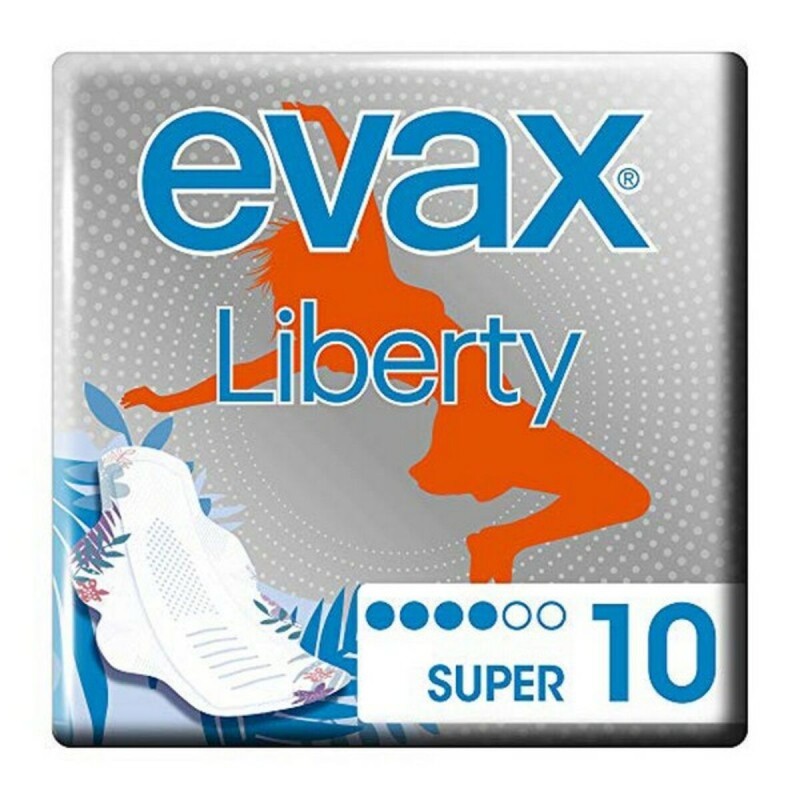 Super-Binden mit Flügeln Liberty Evax Liberty (10 uds) 10 Stück