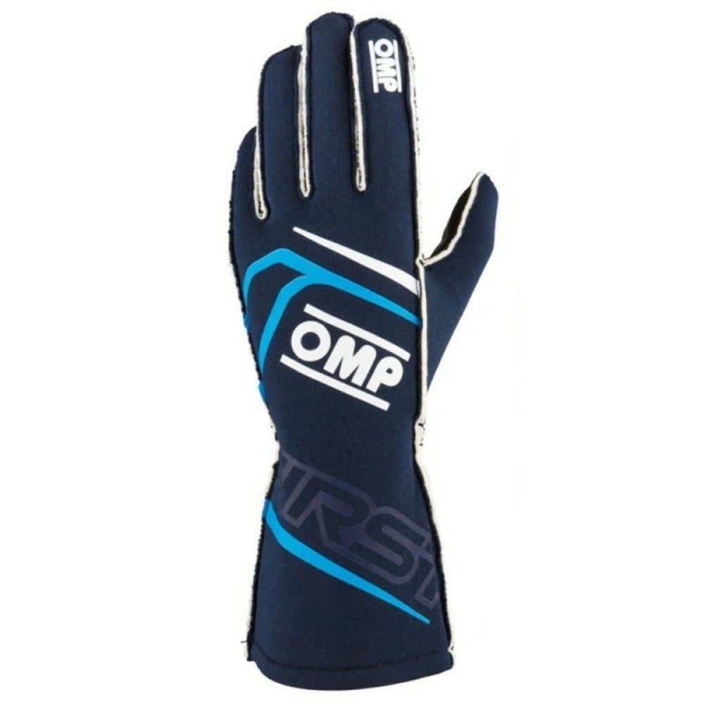 Karting Gloves OMP MY2025 Blue Navy Blue FIA 8856-2018