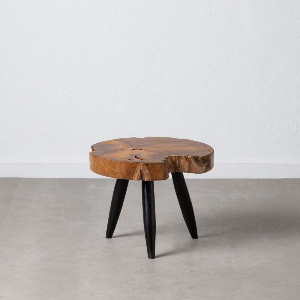 Side table Natural Black Teak 50 x 50 x 40 cm