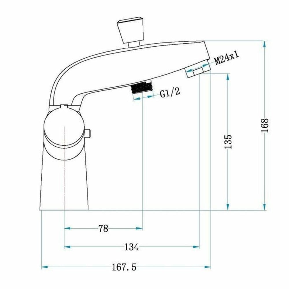 Two-handle Faucet Rousseau Volga 2 Shower Bathtub