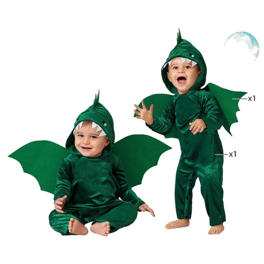 Costume for Babies Dragon Green