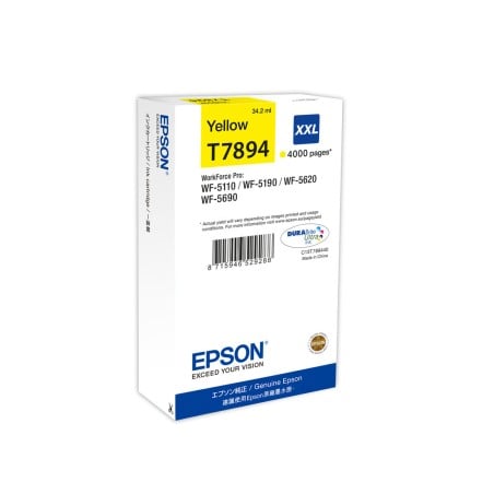 Cartouche d'encre originale Epson T789440 Jaune