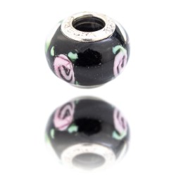 Perle de verre Femme Viceroy VMM0118-25 Noir 1 cm