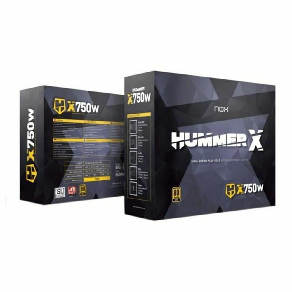 Source d'alimentation Gaming Nox-Xtreme Hummer X750W 750 W 80 Plus Gold