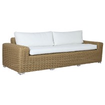 Wohnzimmer Sitzgruppe mit Tisch Home ESPRIT Kristall Synthetischer Rattan 248 x 85 x 80 cm