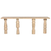 Console Home ESPRIT Jaune Bois de manguier 216 x 40 x 77 cm