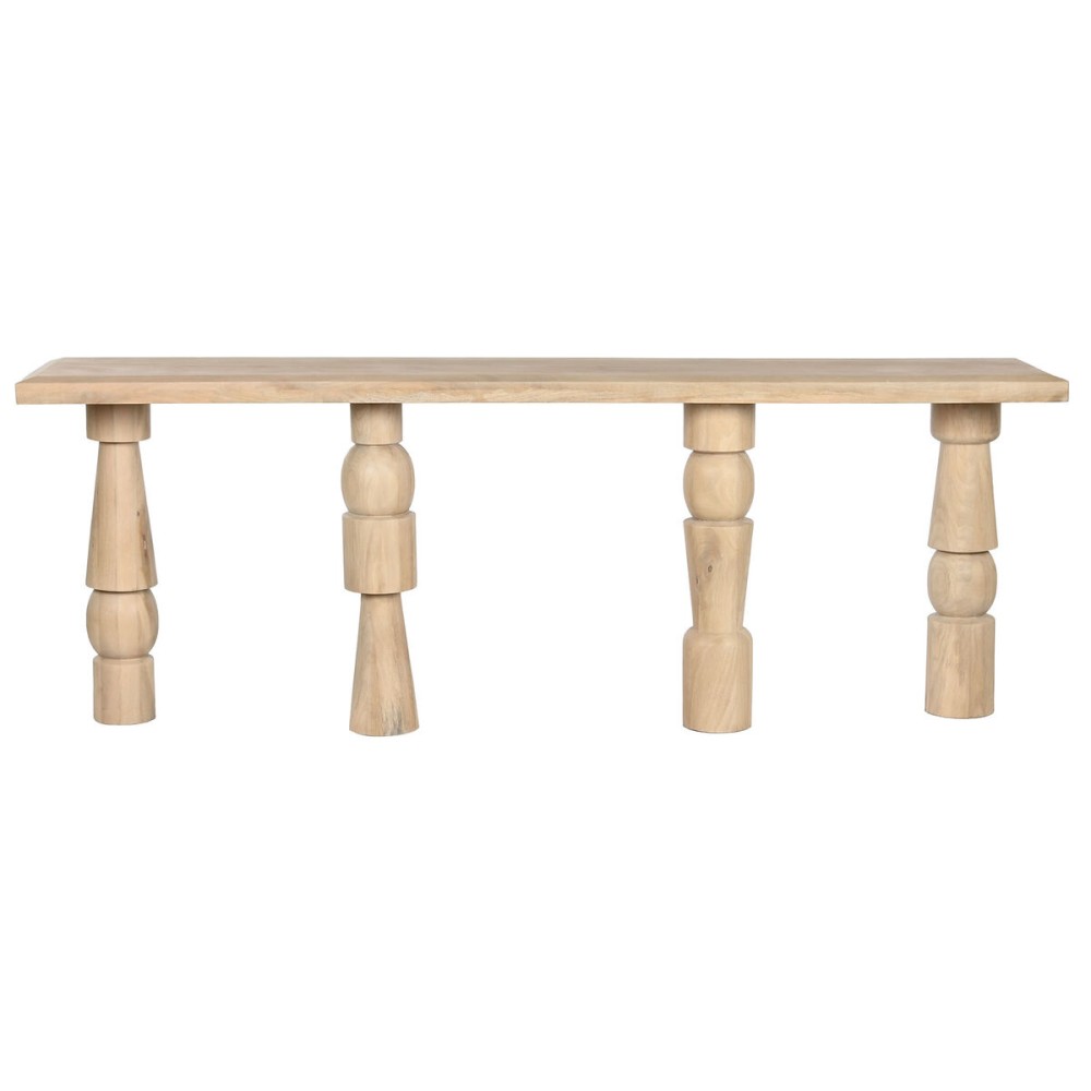 Console Home ESPRIT Jaune Bois de manguier 216 x 40 x 77 cm