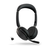 Kopfhörer mit Mikrofon Jabra Evolve2 65 Flex Schwarz