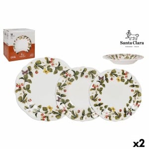 Tableware Santa Clara Aranjuez 12 Pieces (2 Units)