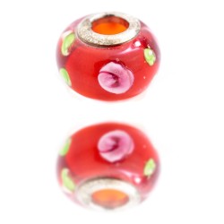 Perle de verre Femme Viceroy VMM0116-27 Rouge 1 cm