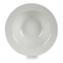 Assiette à pâtes Blanc Porcelaine 23 x 6,5 x 23 cm (Ø 23 cm)