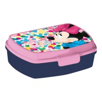 Brotdose für Sandwiches Minnie Mouse Lucky Kunststoff Rosa (17 x 5.6 x 13.3 cm)