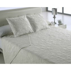 Bedspread (quilt) Hosteline VEGAS Beige King size (3 Pieces)