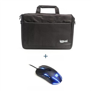 Laptoptasche iggual IGG317754+IGG317983 Schwarz 15"