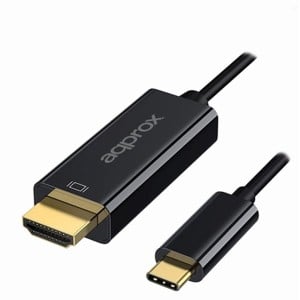 USB-C to HDMI Cable approx! APPC52 Black 4K Ultra HD