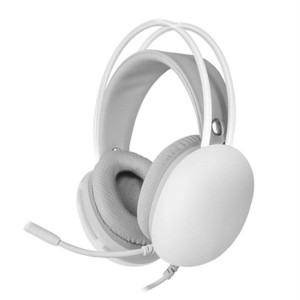 Headphones with Microphone Mars Gaming MH-GLOW White RGB