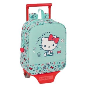 Schulrucksack mit Rädern Hello Kitty Sea lovers türkis 22 x 27 x 10 cm