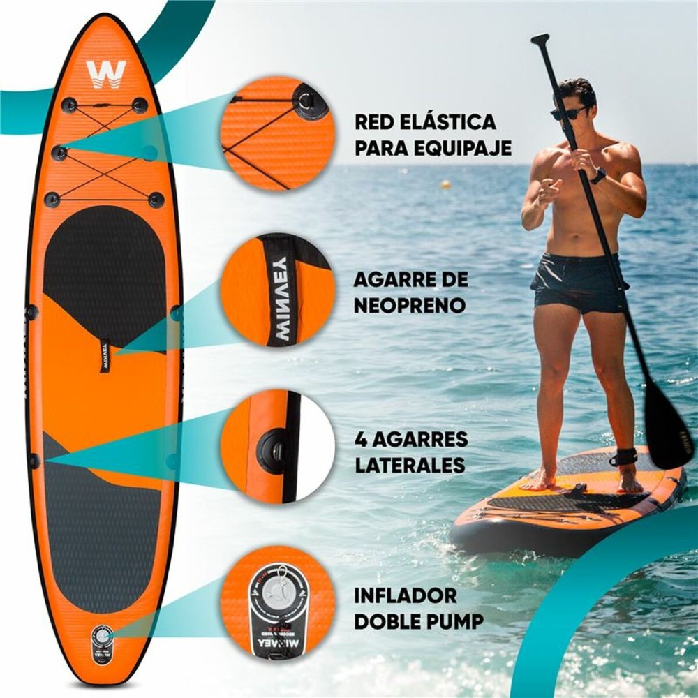 Inflatable Paddle Surf Board with Accessories Winvey SUP-O Orange