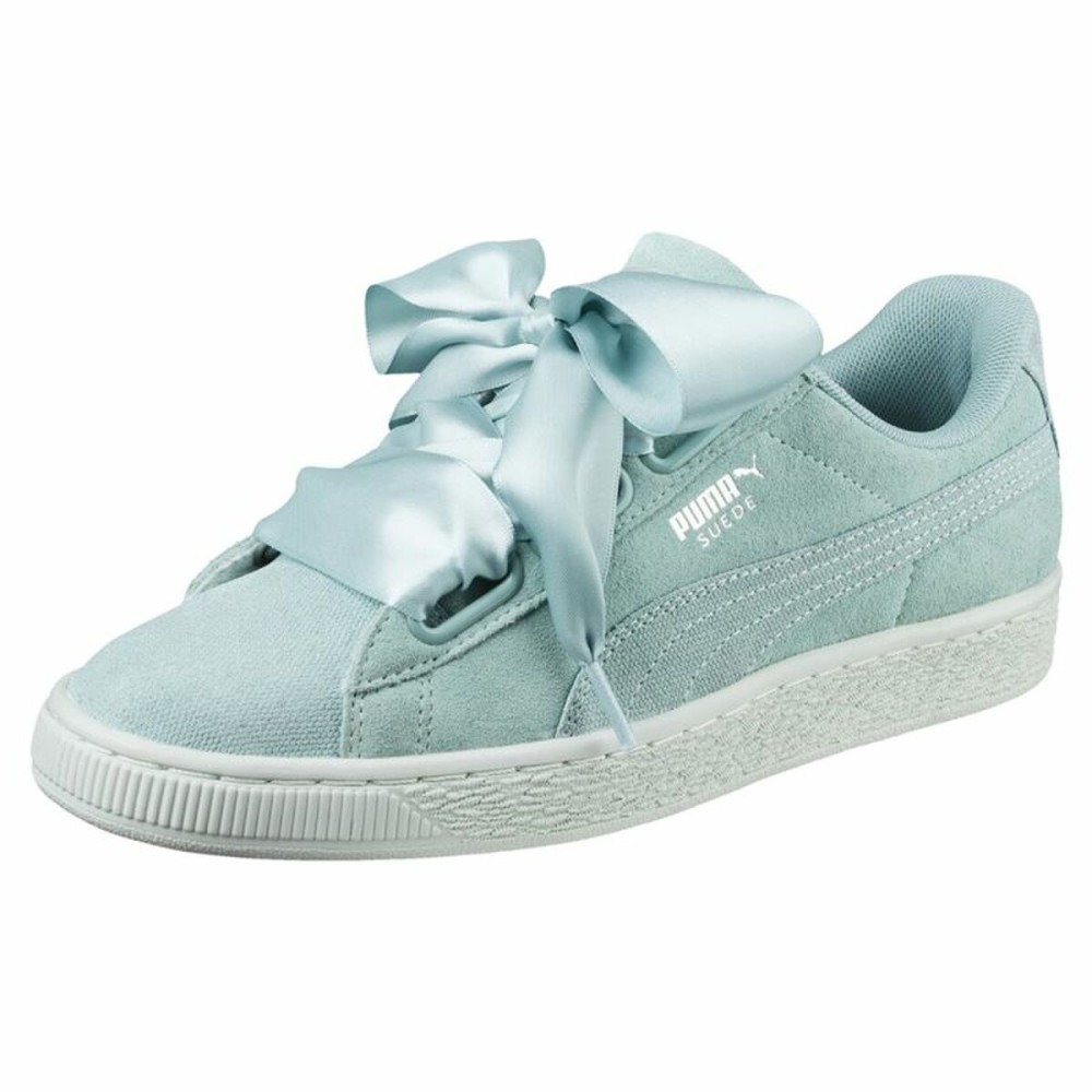 Sports Trainers for Women Puma Heart Pebble Aquamarine