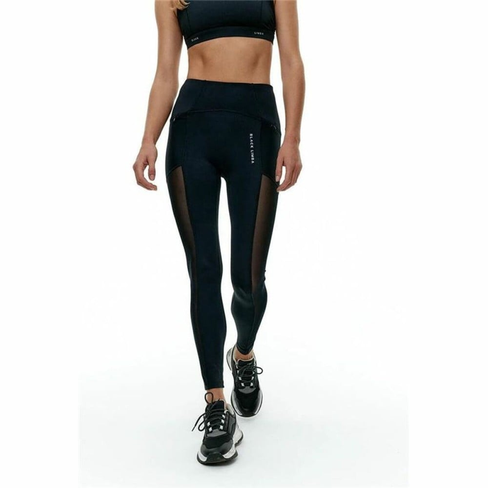 Sport leggings for Women Black Limba Skyline Mesh Black