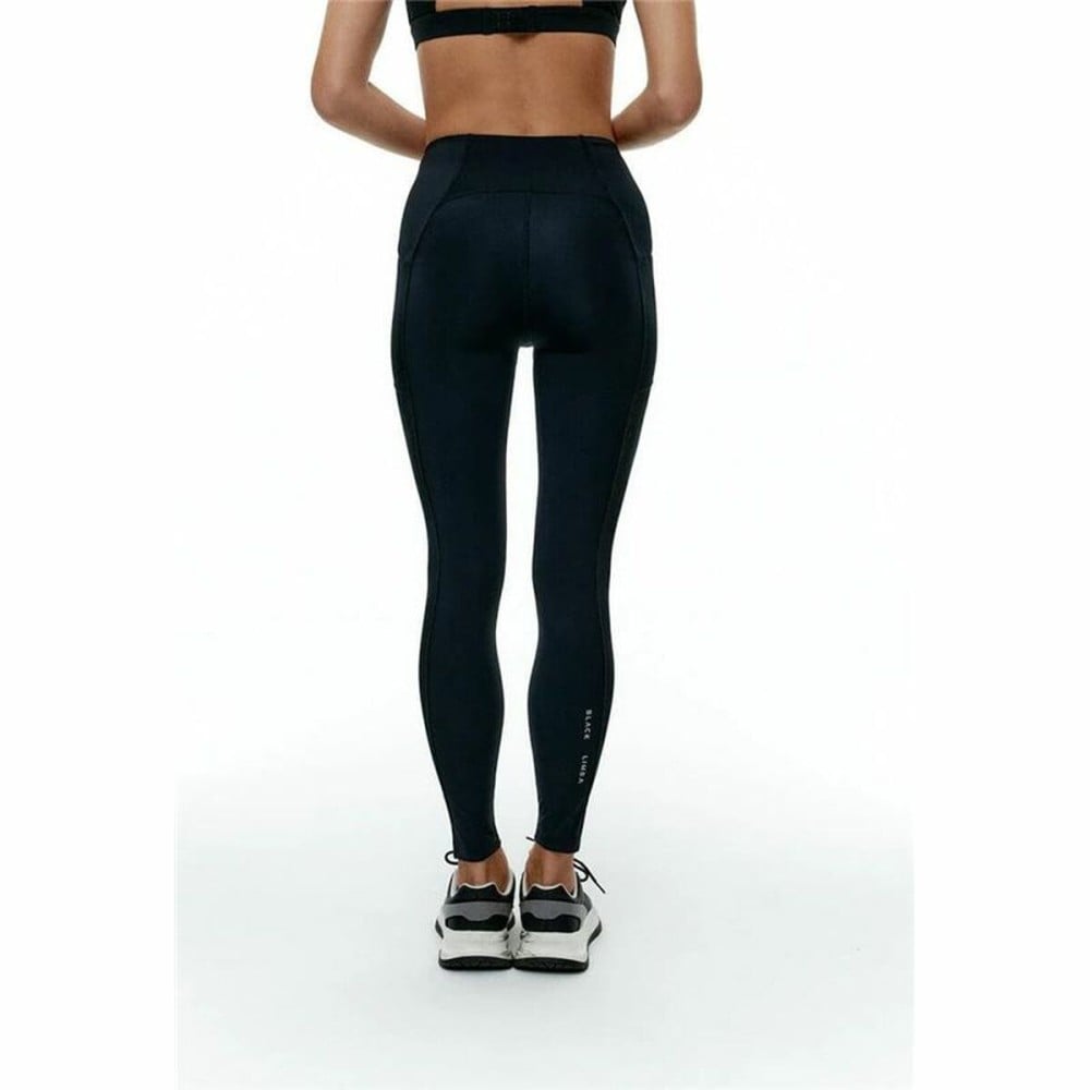 Sporthose Damen Black Limba Skyline Mesh Schwarz