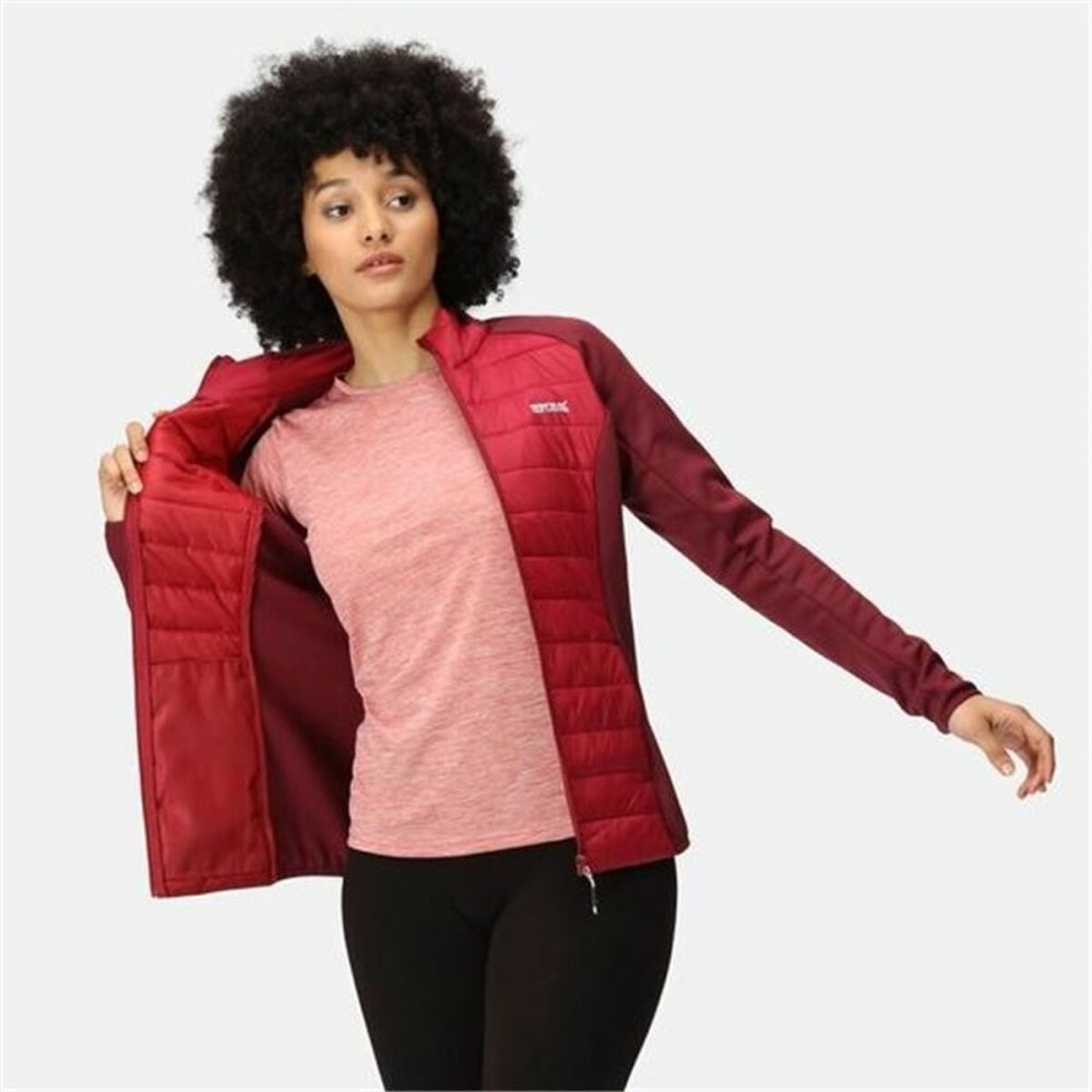 Sportjacke für Frauen Regatta Clumber Hybrid IV Rot