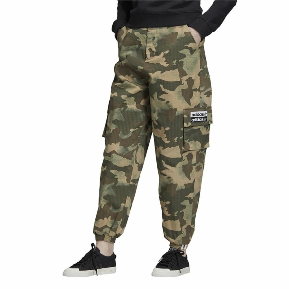 Trainingshose für Erwachsene Adidas Originals Camo Damen Dunkelgrün