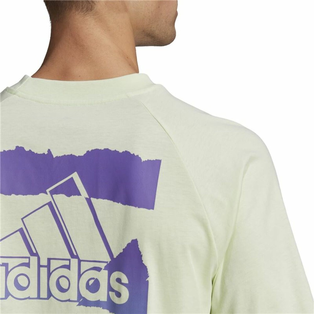 T-shirt à manches courtes homme Adidas Essentials Brandlove Jaune