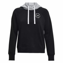 Herren Sweater mit Kapuze Under Armour Rival Fleece CB Schwarz