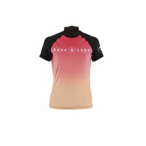 Bade-T-Shirt Aqua Sphere Rash Guard Rosa Damen