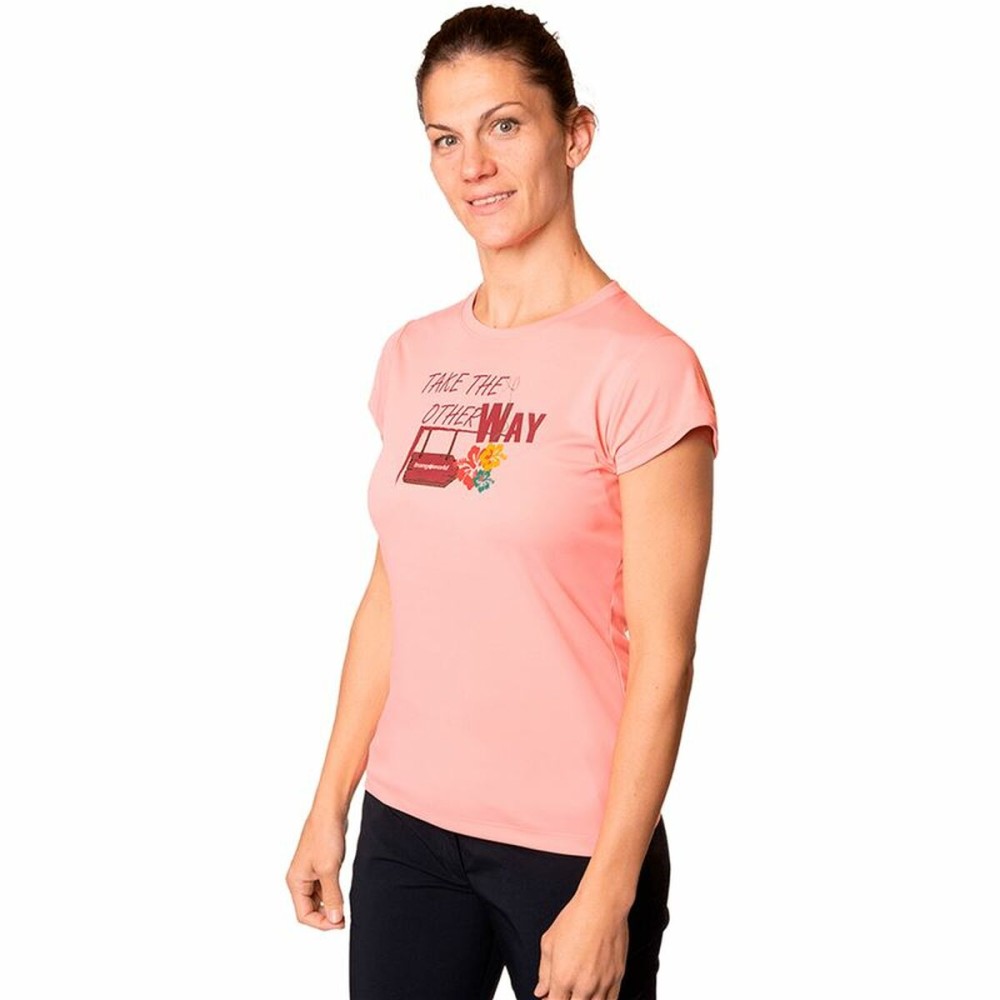 Women’s Short Sleeve T-Shirt Trangoworld Myra Pink