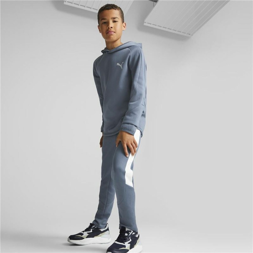 Unisex Sweater mit Kapuze Puma Evostripe Youth Blau