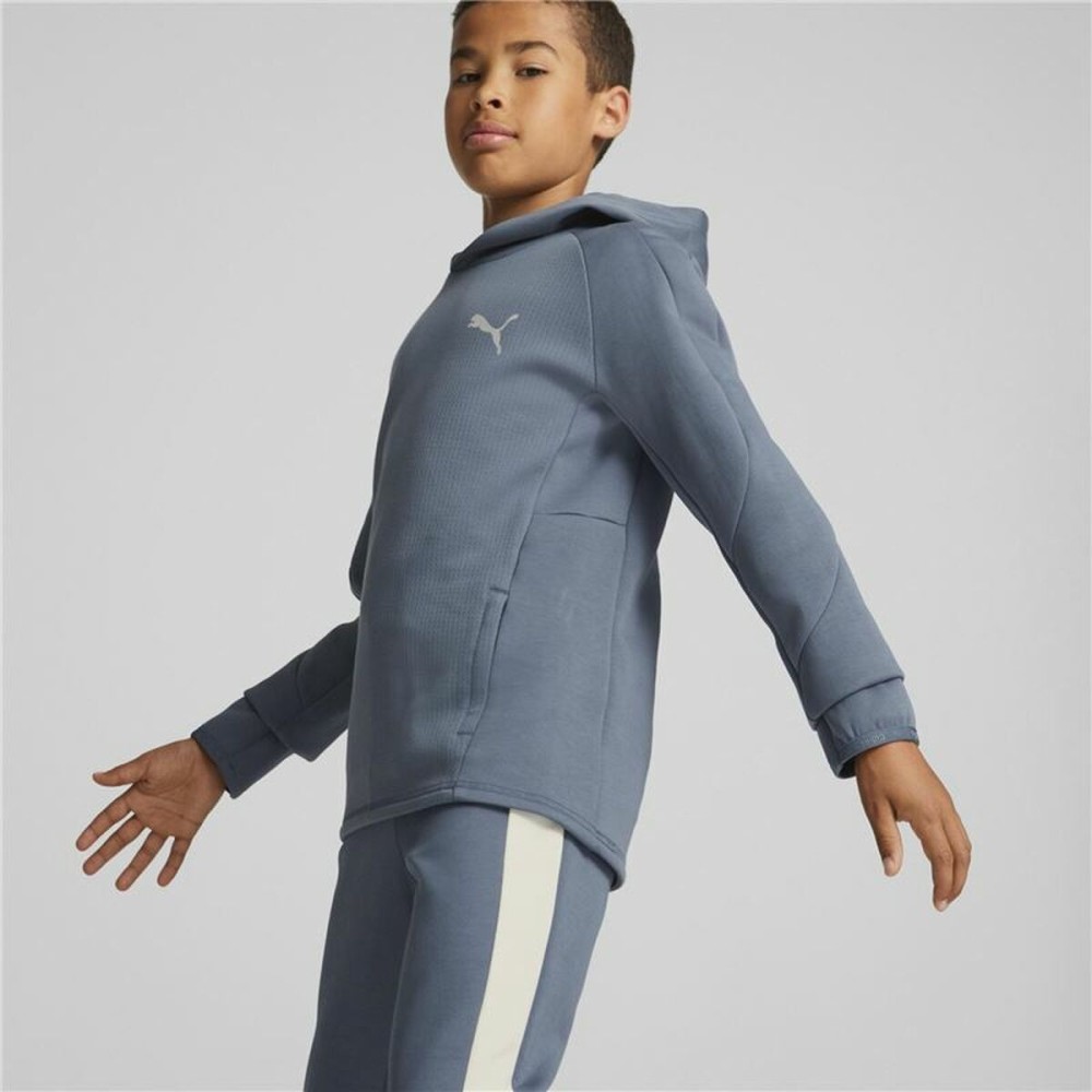 Unisex Hoodie Puma Evostripe Youth Blue