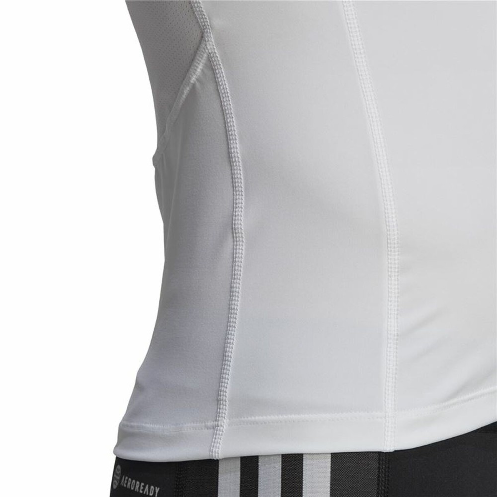 Herren Kurzarm-T-Shirt Adidas techfit Graphic  Weiß