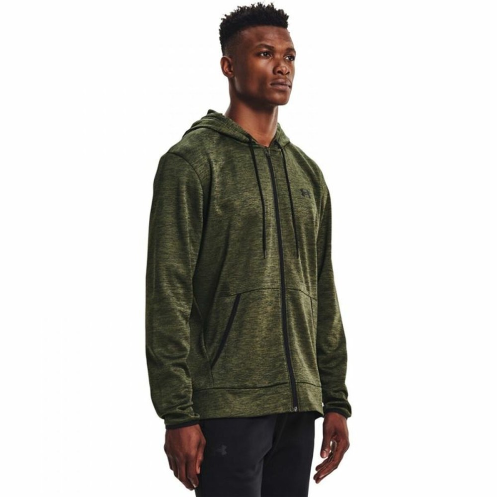 Veste de Sport pour Homme Under Armour Fleece FZ Olive