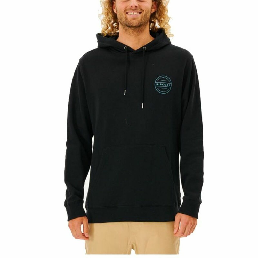 Sweat à capuche homme Rip Curl Re Entry Noir