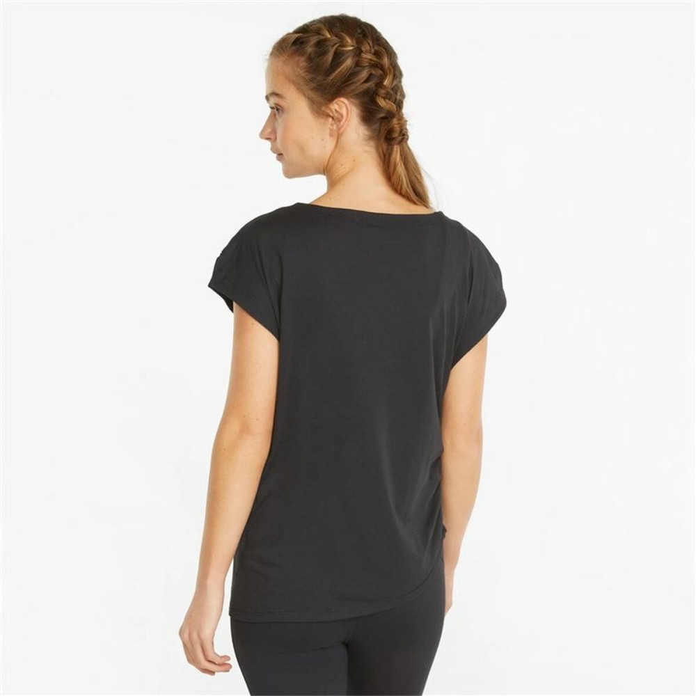 Women’s Short Sleeve T-Shirt Puma Studio Foundation Black