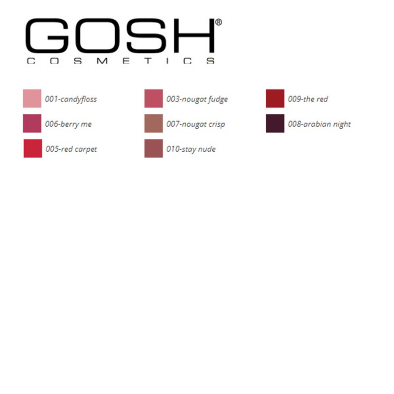 Rouge à lèvres Liquid Matte Gosh Copenhagen (4 ml)