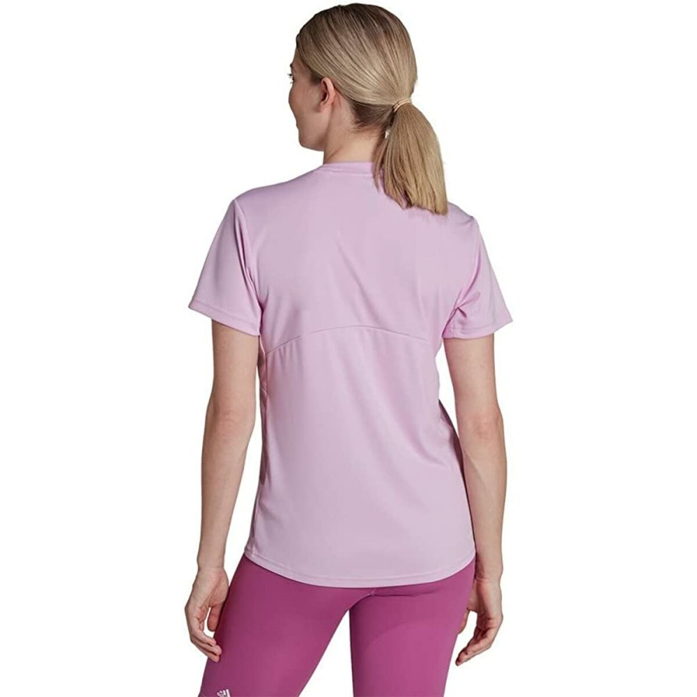 T-shirt à manches courtes femme Adidas Primeblue Prune