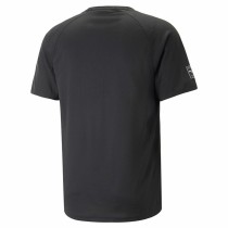 Herren Kurzarm-T-Shirt Puma Ultrabreathe Triblend Schwarz