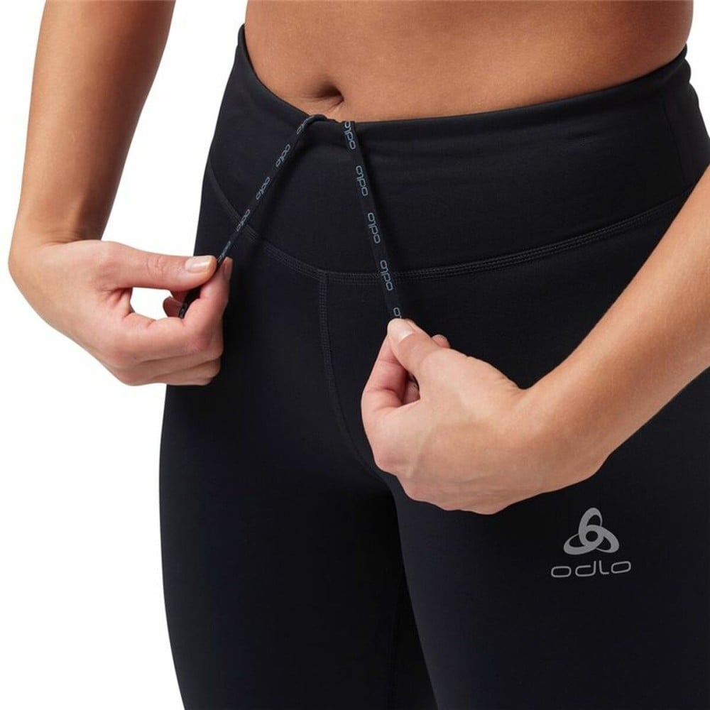 Women's Cropped Sports Pants Odlo 3/4 Essential Black