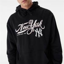 Unisex Sweater mit Kapuze New Era MLB Retro Graphic New York Yankees Schwarz